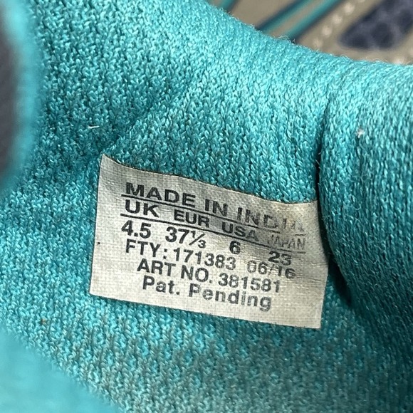 Womens Salomon Wings Flyte 2 Navy Blue Low Running Trail Sneakers Shoes Size 6 M - Picture 8 of 8